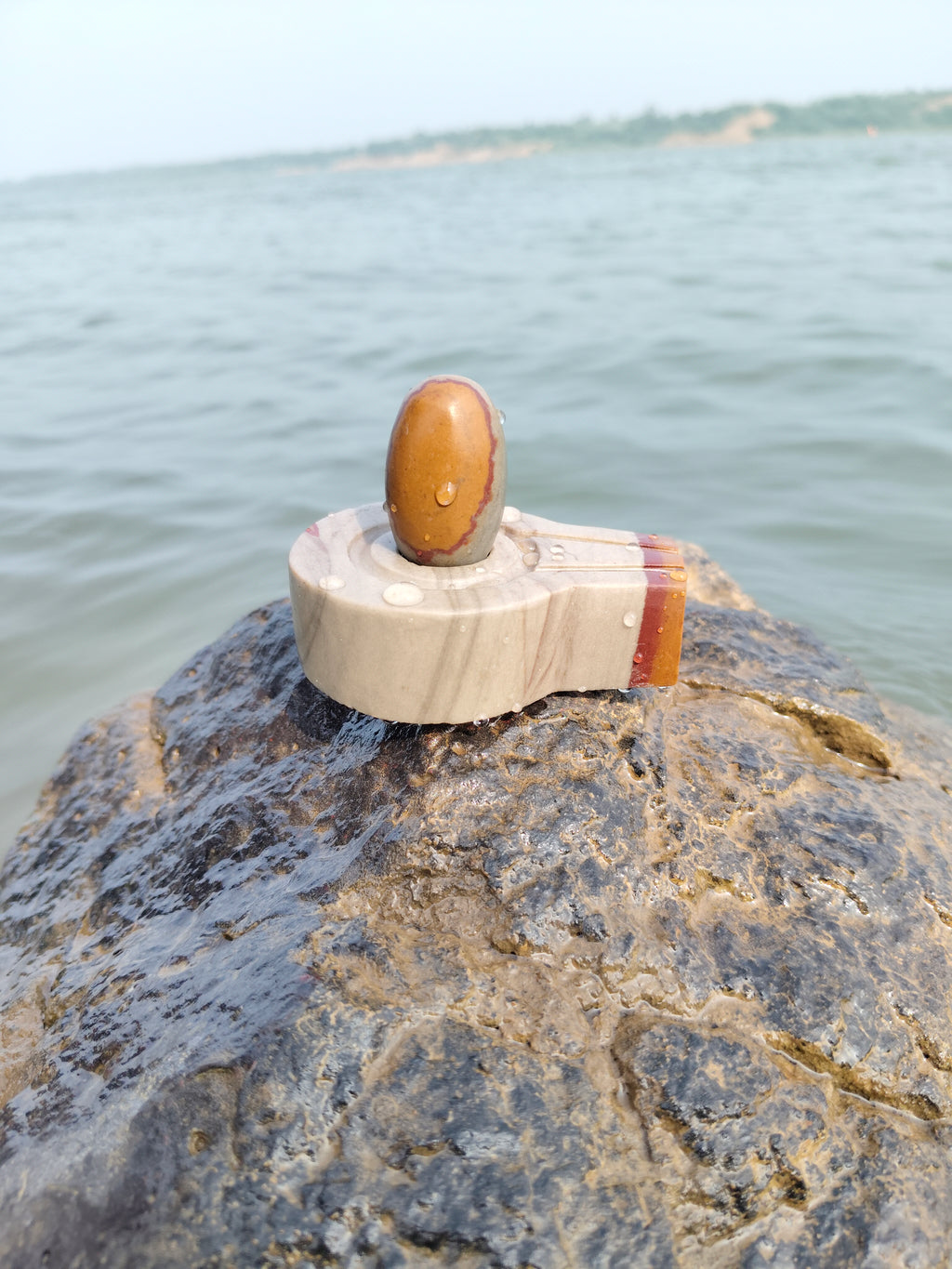 Narmda river stone narmdeswar shivling